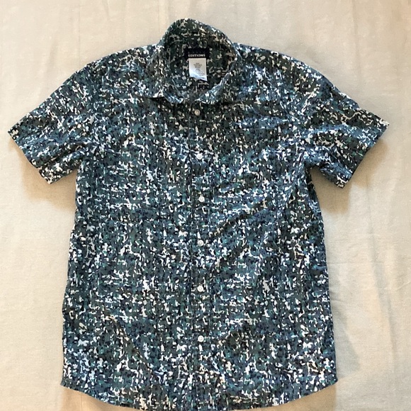 Basic Editions Boy’s Button Down size XL - Picture 2 of 6